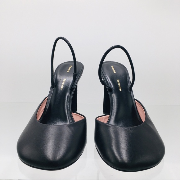 Proenza Schouler- Glove Slingback Pumps Nappa Black Size EU 38.5 M - Picture 7 of 16